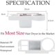 thumbnail image 2 of Hair Dryer Holder, Hair Straightener Holder Hair Dryer Holder with Cable Organizer, No Drilling Hair Dryer Holder Wall Mount for Bathroom, 2 of 4
