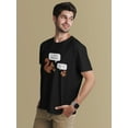 thumbnail image 4 of Old Glory Mens Autumn Squirrel Nut Pun Short Sleeve Graphic T Shirt, 4 of 6