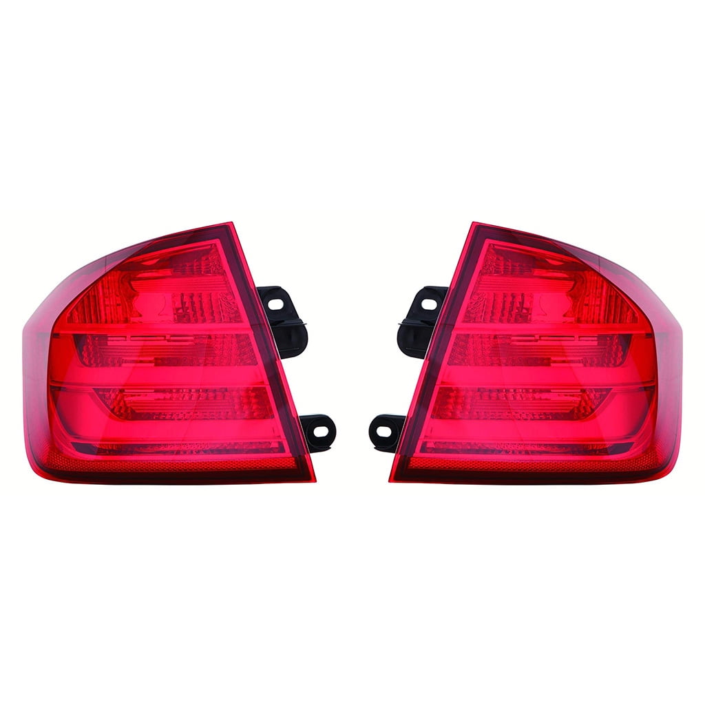 CarLights360 For 2012 2013 2014 2015 BMW 328i Tail Light Pair Driver and Passenger Side (DOT
