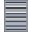 Blue Multi, Pattern 6, variant on ODIKA 8'x10' Washable Area Rug Non-Slip Chair-Friendly Mat Nautical Striped Maritime Layout Featuring Symmetrical That Couch for Dining Room, Large Office, Lounge