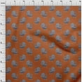 thumbnail image 3 of oneOone Tissu Popeline de Coton Tissu à Imprimé Bloc Paon BTY 56 Pouces de Large, 3 of 4