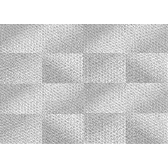 Ahgly Company Indoor Rectangle Patterned Dark Gray Area Rugs, 5' x 8'