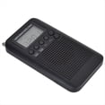 thumbnail image 1 of Radio AM/FM con Pantalla LCD Radio de Bolsillo Receptor Digital de Banda Dual Altavoz Portátil Negro, 1 of 5