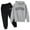 Dark Gray-e, variant on Girls Boys Sweatsuit Set 2PCS Tween Fall Outfits Sweatshirt with Leggings Pants Casual Letter Printed Long Sleeve Pullover Soft Fall Winter Outfits Set Little Boys Clothes 13-14 Kids Gray Sweatsuit