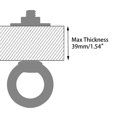 thumbnail image 4 of Eye Bolts QWETRY M8 de acero inoxidable con tuercas, paquete de 4 unidades, 50 mm, 4 of 5