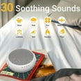 thumbnail image 2 of Small Sound Machine Mini White Noise Machine for Baby Kids Adult with 32 Soothing Sounds 32 Volume Levels Sleep Brown Noise Machine for Travel Office Privacy with 4 Timer & Memory, 2 of 8