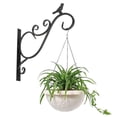 thumbnail image 3 of Advancent Paquete de 2 soportes de cesta colgante de metal montaje en pared jardín césped Patio cubierta planta flor percha linterna luz Jardín y Patio Zwierzę Advancent HA063169-01, 3 of 6