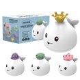 thumbnail image 1 of Juguetes de bañera para bebés con luz de ballena, juguetes de piscina de rotación flotante, rociador de agua de pulpo, juguete de piscina para niños, regalo para niños, 1 of 4