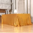 thumbnail image 4 of GFDYREE Sequin Tablecloth, Wedding, Sweetheart, Christmas Tree, Rectangular, 48"x72", Gold, 4 of 7