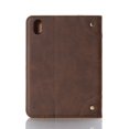 thumbnail image 2 of Dteck Case for iPad 11-inch (A16) 2025/iPad 10th Generation 10.9 inch,Shockproof Leather Card Cash Slots Wallet Case Kickstand Hybrid Rubber Folio Cover for iPad 10th/11th Gen,Brown, 2 of 5