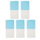 thumbnail image 1 of 10pcs Plush Foam Floor Mat Washable Interlocking Carpet Tiles Cuttable Soft Puzzle Area Rugs for Living Room Bedroom Sea Blue 5pcs+White 5pcs, 1 of 4