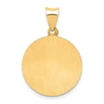 thumbnail image 4 of FJC Finejewelers 14 kt Yellow Gold Polished and Satin St Michael Medal Hollow Charm 21 x 18 mm, 4 of 6
