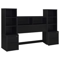 Westpark 3-piece Full Bedroom Set Bookcase Headboard Black