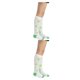 thumbnail image 3 of Qarigey 1 par de calcetines a rayas hasta la rodilla con arcoíris, medias elásticas, estrella de cinco puntas estrella de cinco puntas 2piezas Qarigey CBP288686, 3 of 6