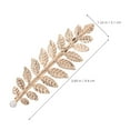 thumbnail image 6 of WRITWAA Wedding Hair Clips for Women Leaf Design 1Set, 6 of 7
