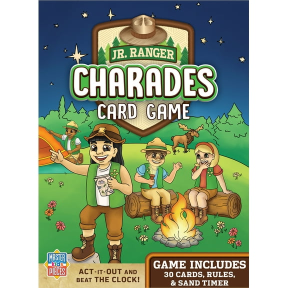 MasterPieces Kids Games - National Parks Jr Ranger - Charades Card Game