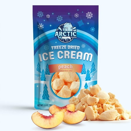 Freeze Dried Ice Cream That Does Not Melt (Bits) (Peach) (2.5oz) Freeze Dried Ice Cream That Does Not Melt (Bits) (Peach) (2.5oz)