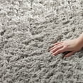 thumbnail image 6 of Everloom Royal Shag Pearl Modern Super Soft Solid Area Rug, Grey, 3'11"x5'2", 6 of 7