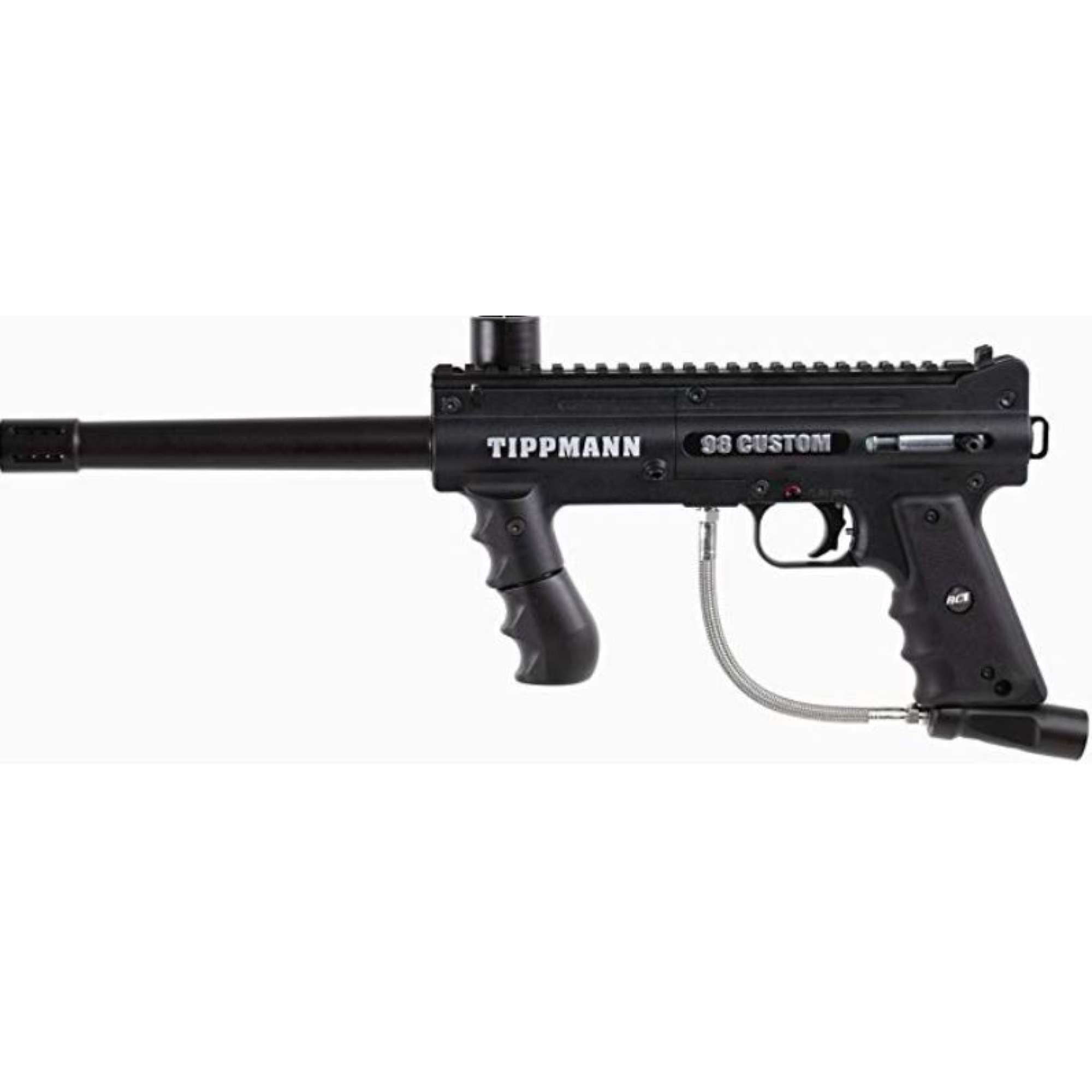 Tippmann 98 Custom Platinum Series Paintball Marker Gun with Semi-Auto Performance and Accessories