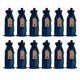 thumbnail image 1 of Nvzi 12 bolsas de regalo de vino con cordón, 13,78 × 5,9 pulgadas, reutilizables, para envolver botellas, para cumpleaños, bodas, fiestas (azul marino), 1 of 5