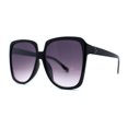 thumbnail image 2 of Oversized Retro Mod Thin Plastic Womens Butterfly Sunglasses Black Purple, 2 of 4