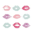 thumbnail image 3 of Robinson, Carol 12x12 Black Modern Framed Museum Art Print Titled - Kisses in Color, 3 of 5
