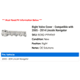 thumbnail image 2 of Right Valve Cover - Compatible with 2005 - 2014 Lincoln Navigator 2006 2007 2008 2009 2010 2011 2012 2013, 2 of 2