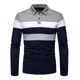 thumbnail image 3 of Playera Tipo Polo Moda Calidad Manga Larga Franja 202321 Xsh, 3 of 8