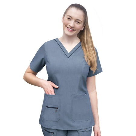 

Adar Pro Scrubs For Women - Elevated V-Neck Scrub Top
