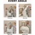 thumbnail image 6 of Sunyuer Women Cute Star Print Hobo Shoulder Tote Bag, Ruched Pleated Strap Casual Handbag with Polka Dot Star Charm, Large Capacity Lightweight Daily Purse for Shopping Dating Travel, 6 of 8