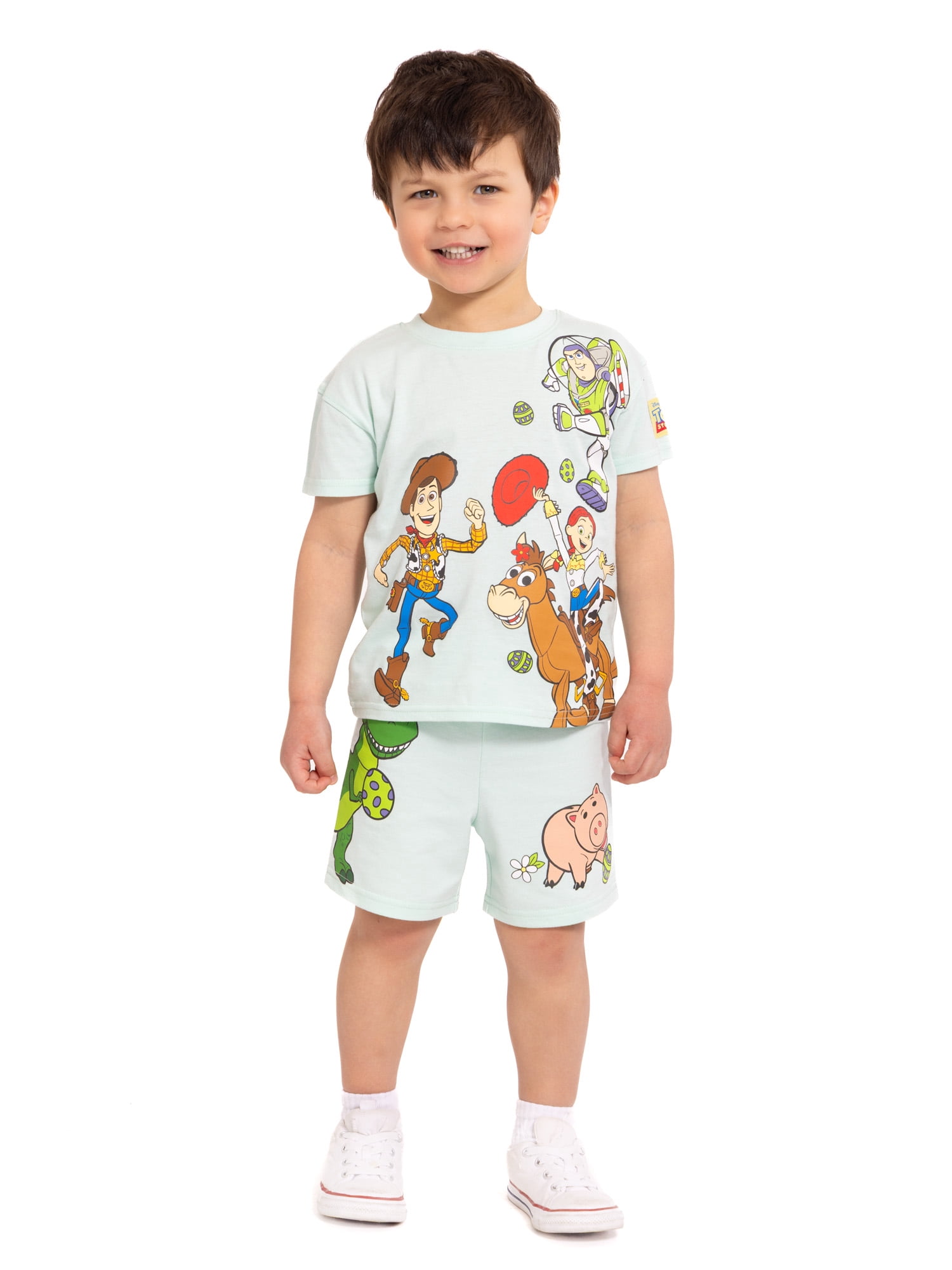 Toy Story Toddler Easter Graphic Tee and Shorts Set, 2-Piece, Sizes 12M-5T