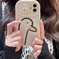 thumbnail image 4 of Funda protectora para lente de cámara con dibujos animados 3D Duck Slide para iPhone 12 13 11 Pro XS Max X XR INS Push Pull a prueba de golpes, 4 of 4