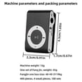 thumbnail image 4 of Portable Mini 3.5mm Metal USB MP3 Music Media Player Fashionable MP3 Music Player, 4 of 5