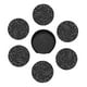 thumbnail image 3 of Posavasos de cuero de 6 piezas, posavasos negros con manchas dálmatas para bebidas, posavasos para tazas, regalo de inauguración de la casa, ideal para la decoración del hogar, 3 of 7