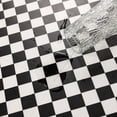 thumbnail image 6 of Abyssaly 11.8" x 11.8" 10pcs Peel and Stick Floor Tiles Self-Adhesive Waterproof Vinyl Flooring for Kitchen, Bedroom, Living Room(Black and White checkerboard design), 6 of 11