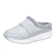 thumbnail image 2 of Zapatillas de invierno con punta cerrada para mujer, zapatillas de felpa cálidas a prueba de agua con tacón inclinado, zapatillas de algodón, zapatos informales Wmkox8yii  hj789, 2 of 9
