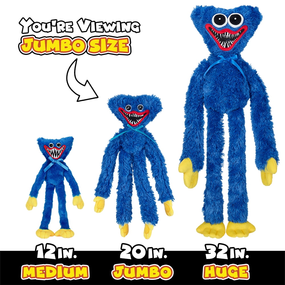 Poppy Playtime - Huggy Wuggy Jumbo Plush (20'' Tall Plush, Series 1) [Officially Licensed]
