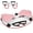 Pink, variant on Waist Twisting Disc Slim Waist & Abs Exercise Equipment with Foot Massage Non-Slip Twist Board Home Gym (Gray)