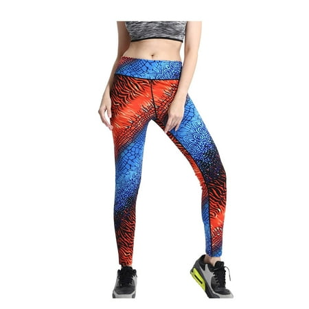 

Ziloco Women s Gradient High Waist Stretch Strethcy Fitness Leggings Yoga Pants pajama pants Blue L