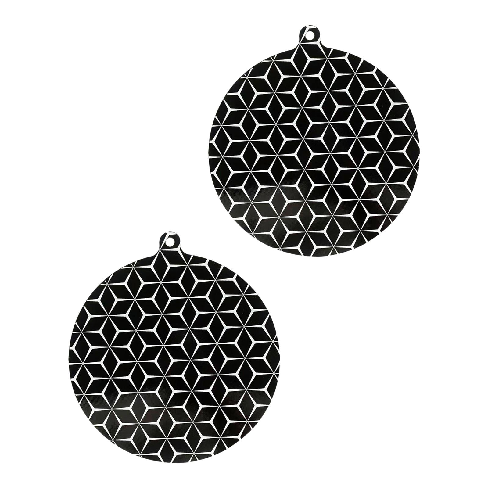 Set De 5 Tapetes De Silicona Para Placa De Inducción - Protectores Redondos Y Cuadrados, Antideslizantes Y Resistentes Al Calor