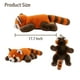 thumbnail image 5 of Peluche PASHMAIRE con forma de panda rojo pesado de 45 cm, 5 of 7
