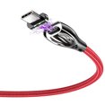 thumbnail image 3 of Cable de carga Essager Cable de carga rápida tipo c Cable de sincronización de datos trenzado de aleación de zinc 5A, rojo, 1 m Inevent EL5298-02, 3 of 7