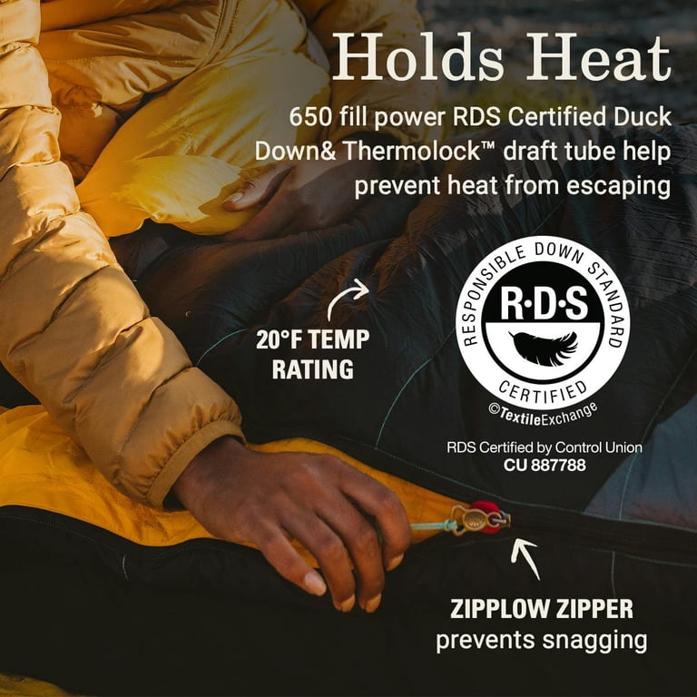 Coleman PEAK1™ 20°F Mummy Sleeping Bag - Long - Walmart.com