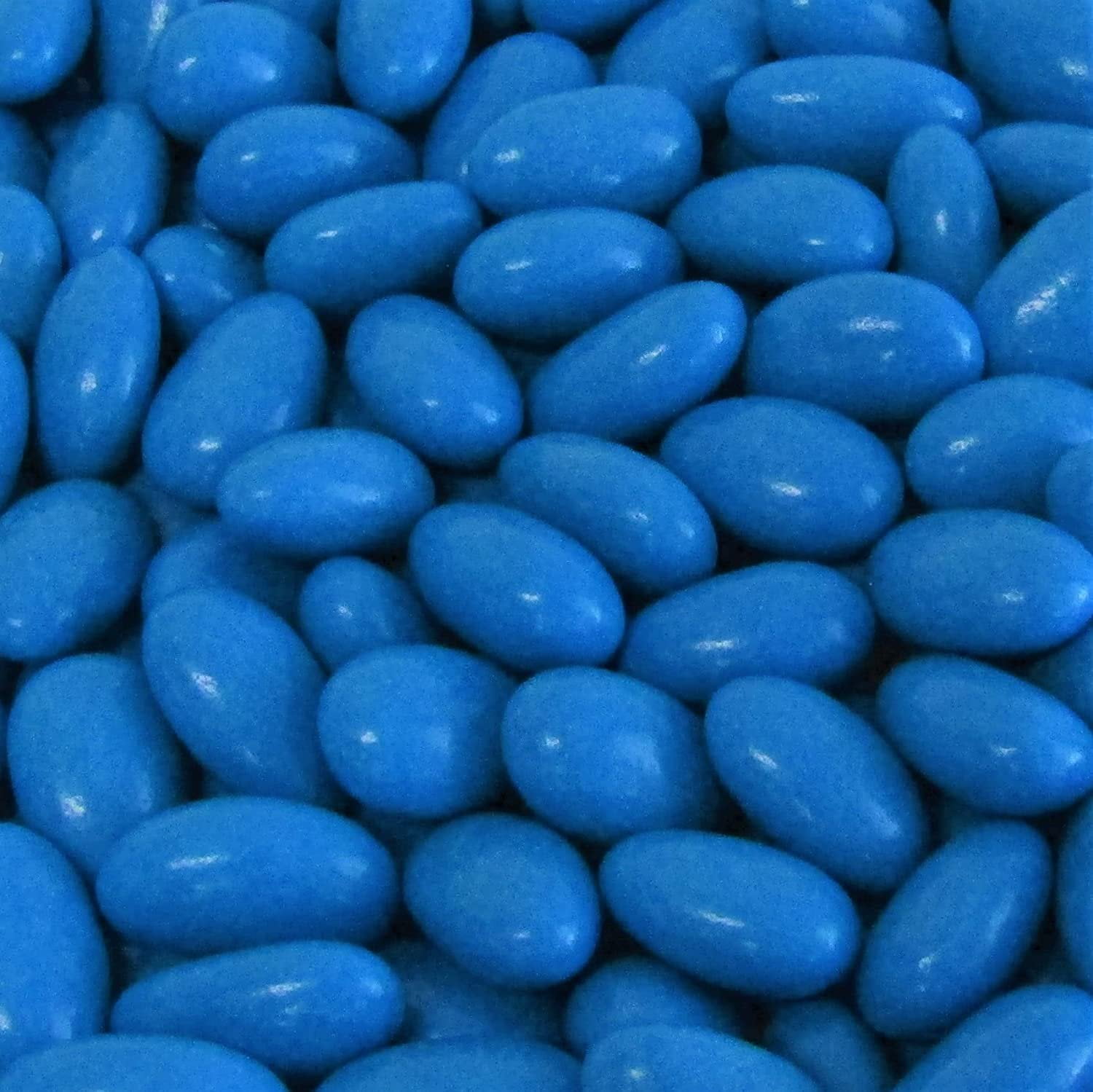 Dark Blue Jordan Almonds by Its Delish, 10 LBS Bulk  Sugared Almond Nut with Sweet Hard Candy Coating - Bulk Navy Wedding Favors, Bridal and Baby Showers, Party Buffets - USA Made, Vegan & Kosher
