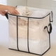 thumbnail image 1 of Bolsa de almacenamiento con asa y cierre, bolsa de viaje para ropa pequeña, almohadas, edredones, bolsas de almacenamiento para viaje, mueble plegable, portátil, material resistente, para, 1 of 8
