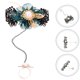 thumbnail image 4 of GOOHOCHY Pulsera de encaje Pulsera de anillo Pulsera con dije de flor Pulsera de anillo de dedo con flor, 4 of 8