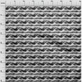 thumbnail image 4 of oneOone Silk Tabby Black Fabric Asian Wave Sewing Material Print Fabric By The Yard 42 Inch Wide, 4 of 4