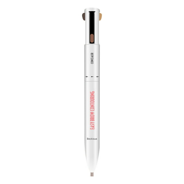 4-in-1 Eyebrow Contour Pen Waterproof Defining Highlighting Eye Brow Eyebrow Pencil Natural Brows Makeup Cosmetic Tool