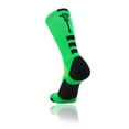 thumbnail image 2 of Midline Lacrosse Logo Crew Socks (Lime/Black, Medium), 2 of 2