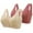 Beige+Wine Red, variant on XFLWAM Daisy Bras for Older Women Front Closure Bra Cotton Bra Full Coverage Comfortable Bra No Underwire Plus Size Bra 2 Pack